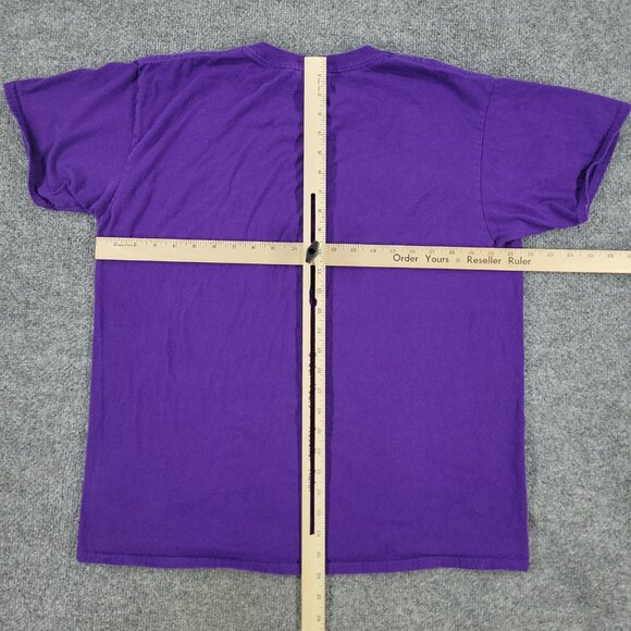 Basketball Shirt Men's Large Purple The Goat #24 Graphic Tee Short Sleeve Adult - Picture 9 of 12